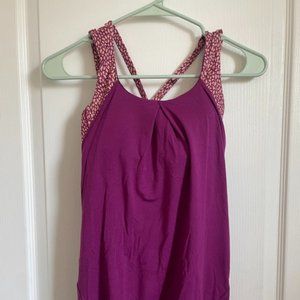 2Lululemon Sports Bras and Tank Top Bundle - Size 2-4, Good Condition!